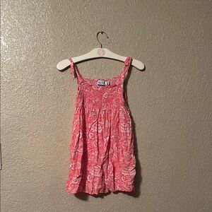 Bee island one size Pink Patterned Dress